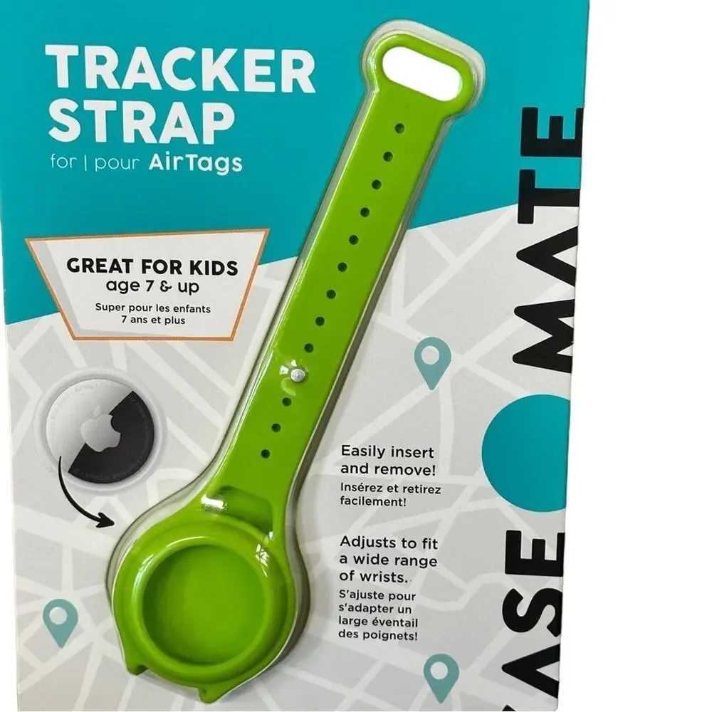 New Case-Mate Apple AirTag Tracker Strap Watch‎ Green